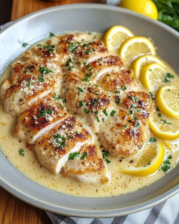 Pechuga con Salsa de Queso 🧀